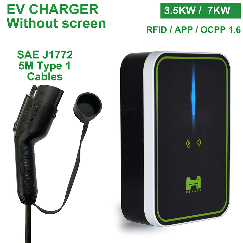 3.5KW 16A EV Portable Charger Type2 EVSE Charging Box Electric Car