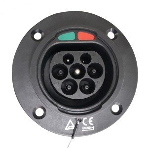 Labākā cena Ķīnai 32 AMP trīsfāzu 2. tipa līdz 2. tipa kontaktdakšas elektriskās automašīnas lādētājs IEC 621962 EV uzlādes kabelis