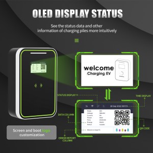 EV Charger Electric Vehicle Charging Station EVSE Wallbox 32Amp with GB/T Cable 7KW 1Phase home wallbox