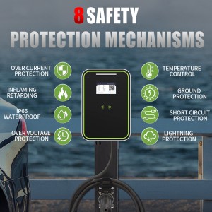 HENGYI Ev Charge Station AC 7kw Charger Ocpp Ev Charging Station 7kw 11KW 22KW Ev Dc Fast Charging Stations