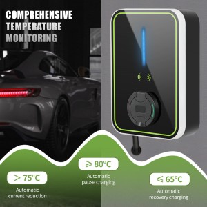 Customized Wallbox Type 2 Fast Electric Car Charging Station Ac 7KW 11KW 22Kw Car Ev Charger Pile With Ocpp