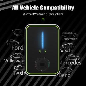 Customized Wallbox Type 2 Fast Electric Car Charging Station Ac 7KW 11KW 22Kw Car Ev Charger Pile With Ocpp