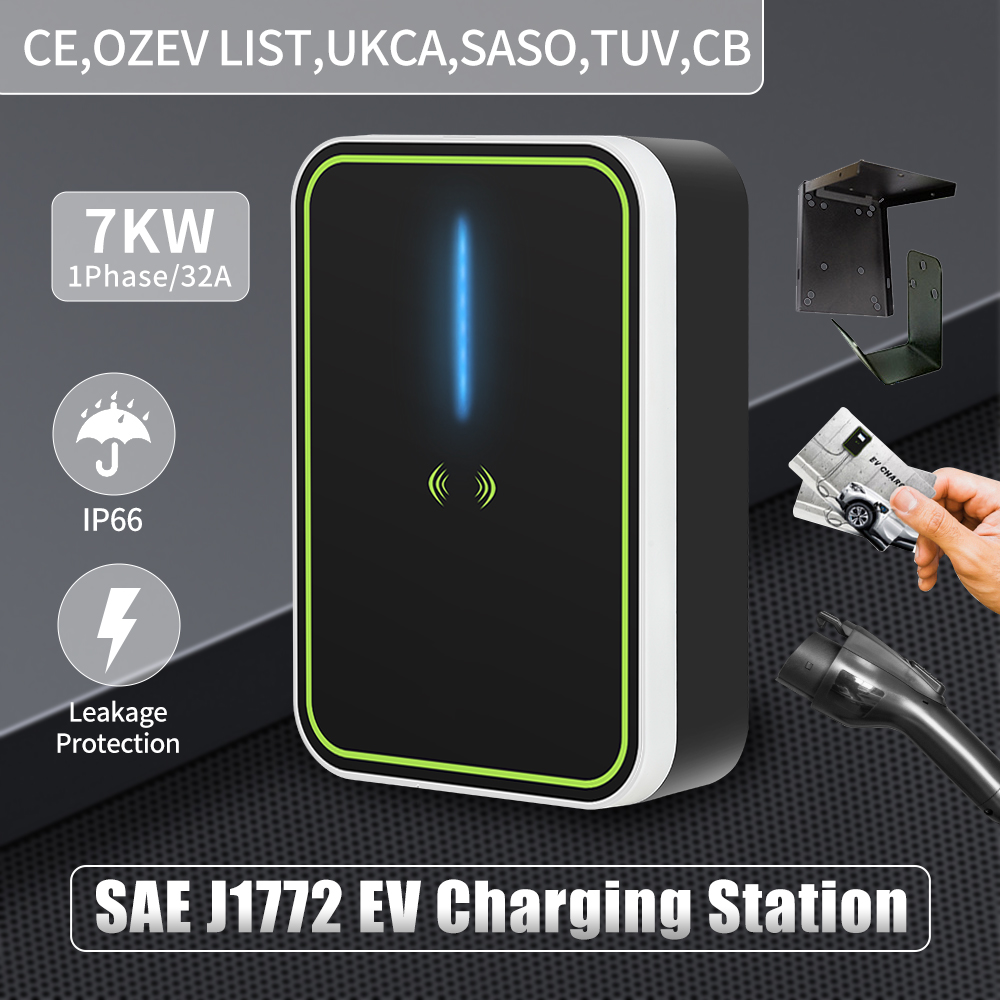 Factory wholesale Vehicle Charging Stations - 32A Type1 EV Charger Station 7KW Car Charging Pile AC220V SAE J1772 Fast Charger Electric Car Charger for Adults EV Cars EV6 – Hengyi