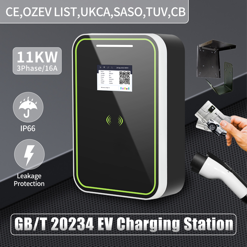 Manufacturing Companies for Adjustable Evse - EV Charging Station Cable 16A Electric Vehicle Car Charger EVSE Wallbox Wall Mount gbt Cable Level 2 240V 11KW – Hengyi