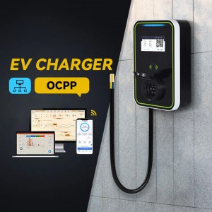 Customized Wallbox Type 2 Fast Electric Car Charging Station Ac 7KW 11KW 22Kw Car Ev Charger Pile With Ocpp