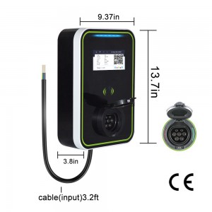 Customized Wallbox Type 2 Fast Electric Car Charging Station Ac 7KW 11KW 22Kw Car Ev Charger Pile With Ocpp