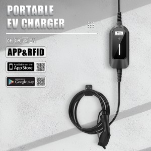 EV Charger GBT China 16A 3.5KW Portable Adjustable Electric Cars Home Charging 5M Cable Schuko Plug