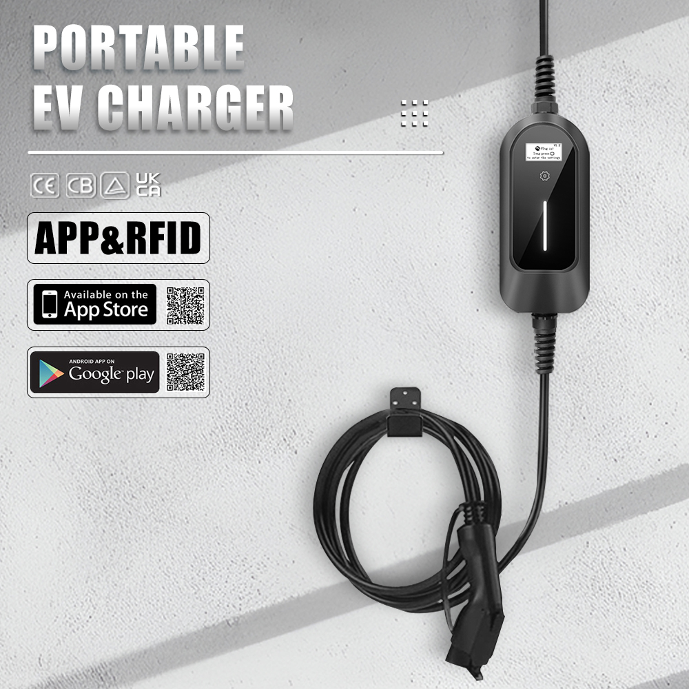 Good Quality Portable Evse Charger - EV Charger GBT China 16A 3.5KW Portable Adjustable Electric Cars Home Charging 5M Cable Schuko Plug – Hengyi