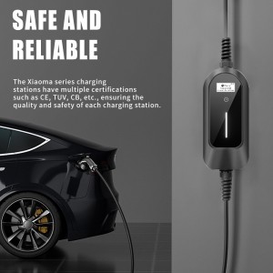 EV Charger GBT China 16A 3.5KW Portable Adjustable Electric Cars Home Charging 5M Cable Schuko Plug